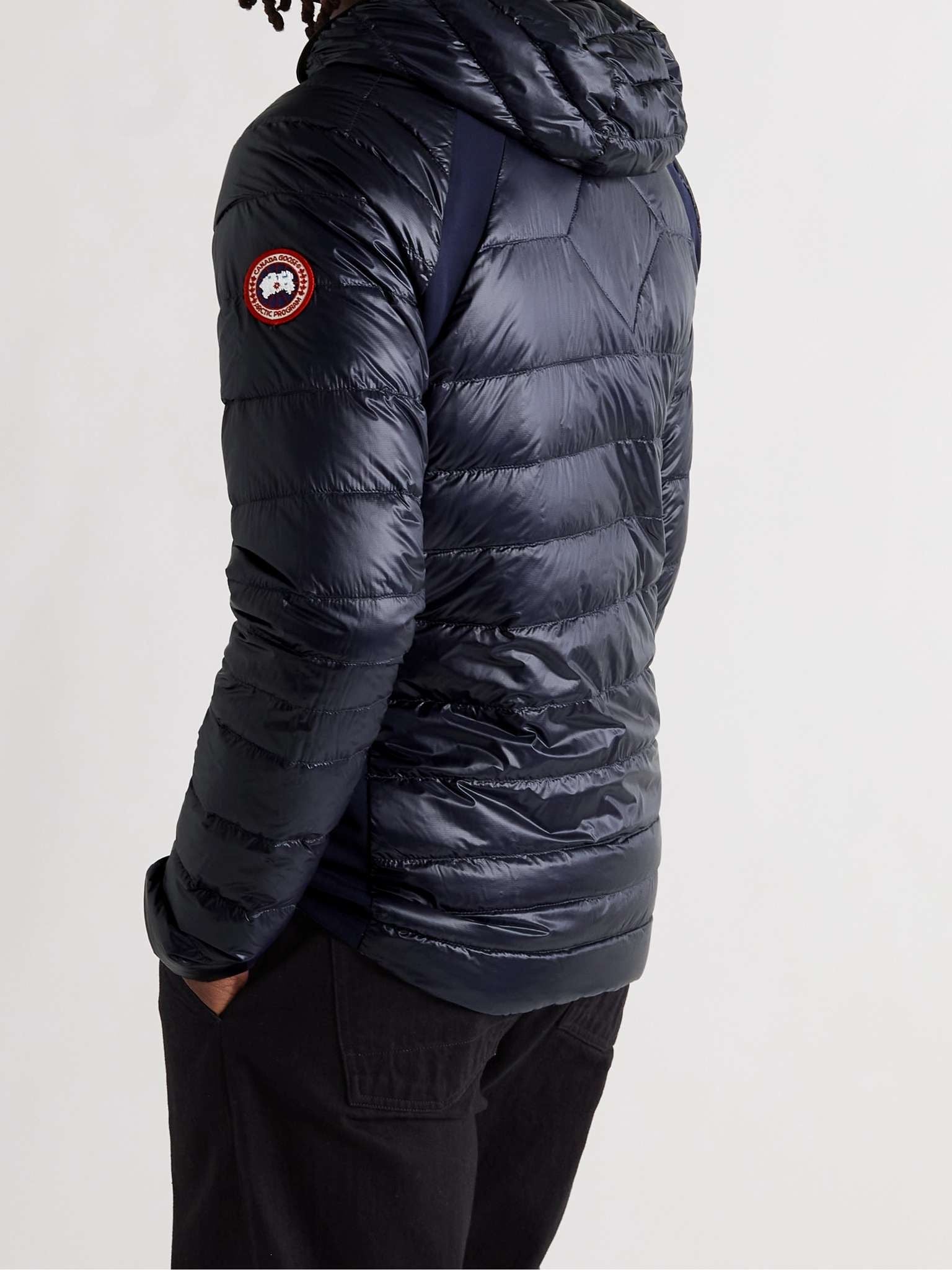 Hybridge Lite Slim-Fit Quilted Shell Hooded Down Jacket