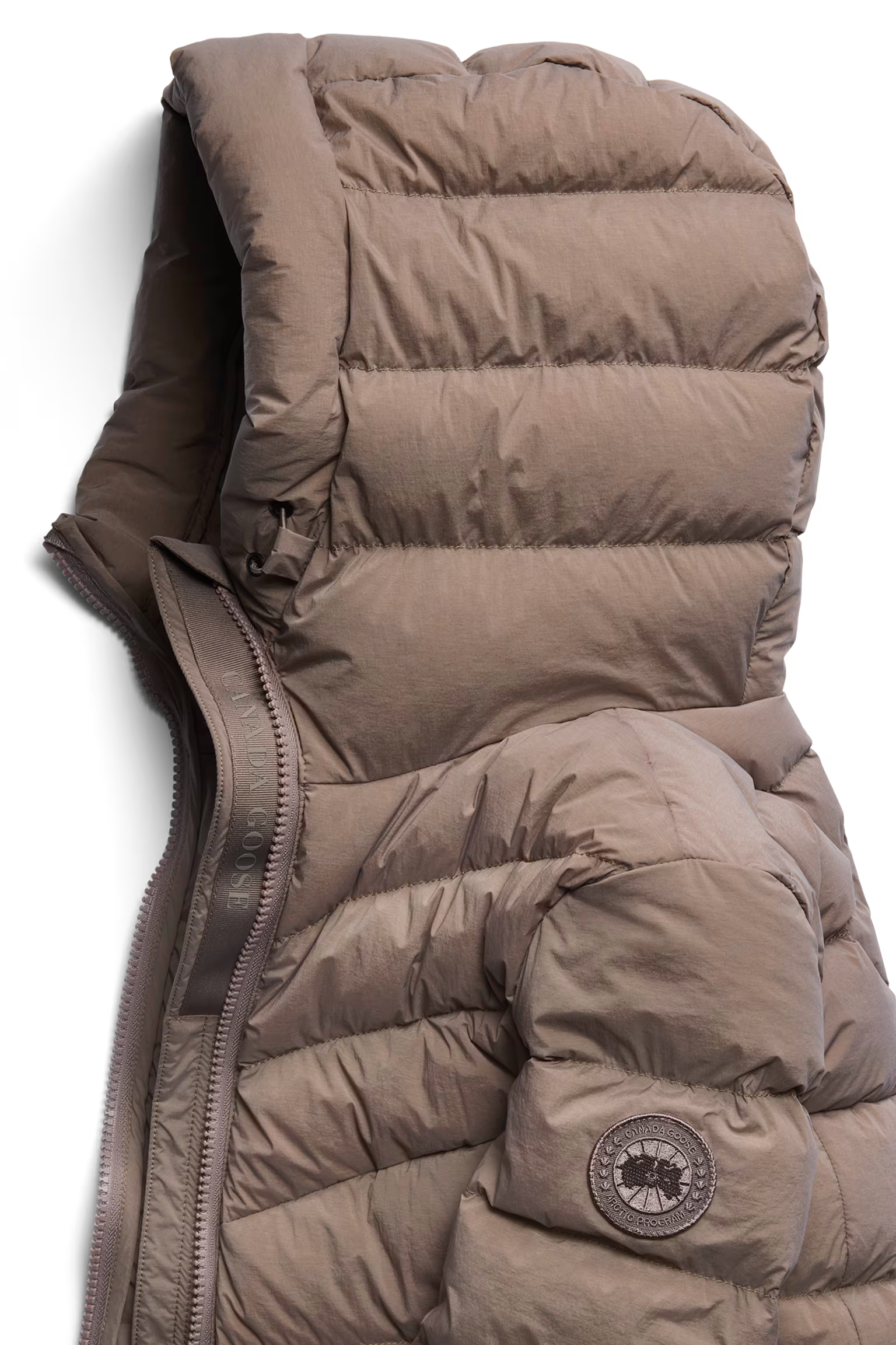 Tone-on-tone Light disc Coat